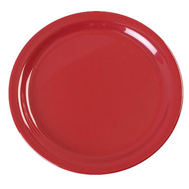 Carlisle KL20005 Red Kingline 9" Dinner Plate