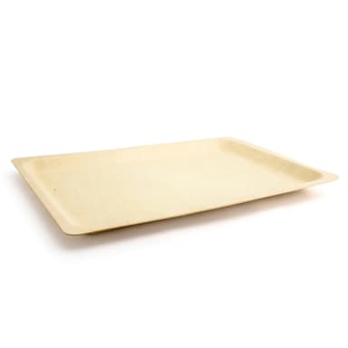 FOH SPT050NAW28 Servewise 15.75" Wood Platter