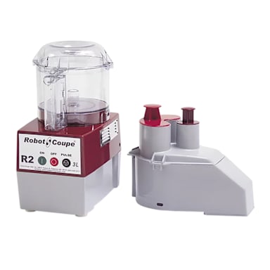 Robot Coupe R2N CLR Food Processor with Clear Bowl Attachment