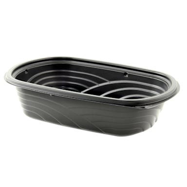 Anchor Packaging 4543200 MicroRaves Black 32 Oz. Container