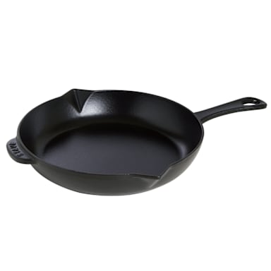Staub 1223025 Black Matte Cast Iron 12" Fry Pan