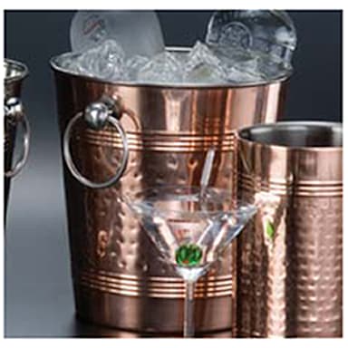 American Metalcraft WB8C Copper Plated 9-3/8 x 8" Wine Bucket