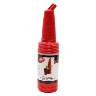 TableCraft N32R SaferFoods Solution PourMaster Plus Red 1 Qt Pourer