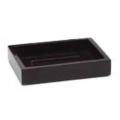 FOH® RSD010BKT13 New York Onyx 4.25 x 3.25" Soap Dish - 12/CS