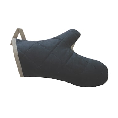 Chef Revival® 2PX23BKBK duraSERV® Black 13" Pyrotex® Oven Mitt - Pair