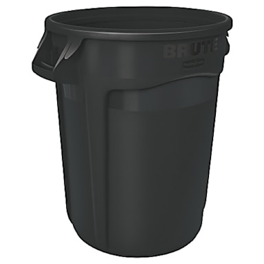 Rubbermaid 1867531 Black 32 Gallon Brute Container