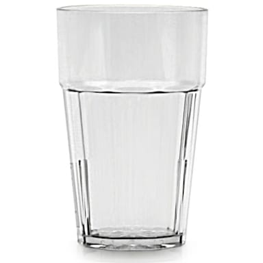 Thunder Group PLPCTB120CL Clear 20 oz. Plastic Diamond Tumbler - Dozen