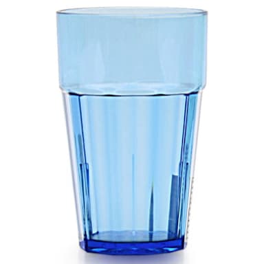 Thunder Group PLPCTB120BL Blue 20 Oz. Plastic Diamond Tumbler - Dozen