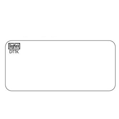 Day Mark 115691 DissolveMark 2.2" x 1" Blank Label - 2000 / RL