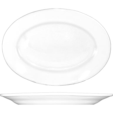 International Tableware DO-85 Dover White 13-3/8 In Platter