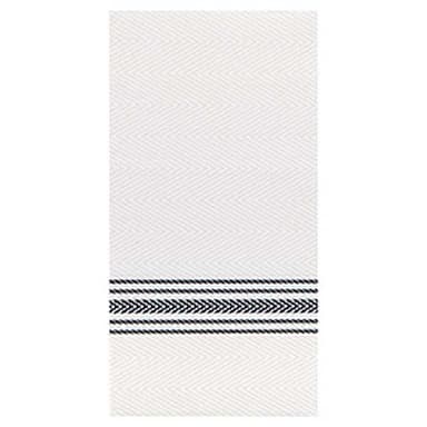Hoffmaster FP1112 1/8 Fold Black Dish Towel Dinner Napkin