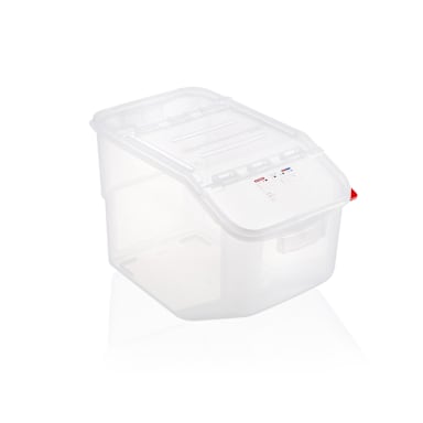 Araven 00918 Clear 13 Gallon Stackable Ingredient Bin