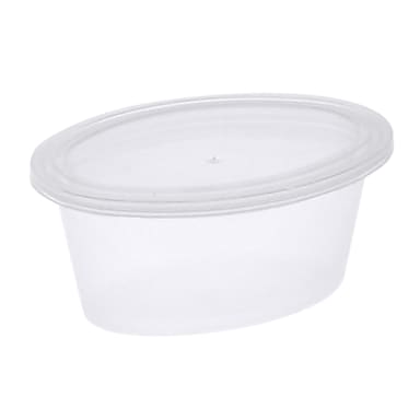 Pactiv E503 Ellipso Translucent 3 Oz. Cup with Lid