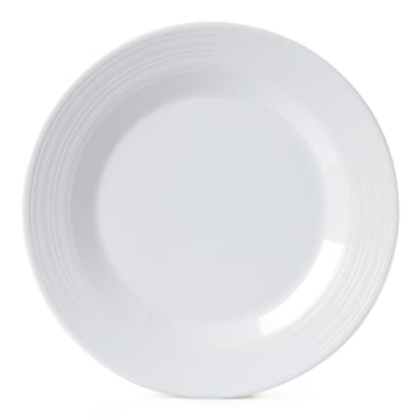 G.E.T. PT-10-MN-W Minski White 10.5" Textured Plate