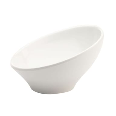 Elite Global Solutions M115-NW Pappasan 2 Qt. White Round Large Bowl