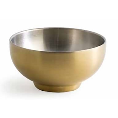 FOH DBO069GOS22 Harmony S/S 10 Ounce Matte Brass Bowl - 6 / CS