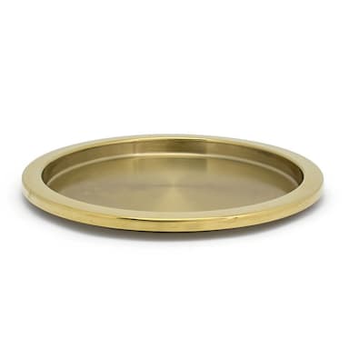 FOH RRT011GOS21 B3 14" Matte Brass Stainless Tray - 4 / CS