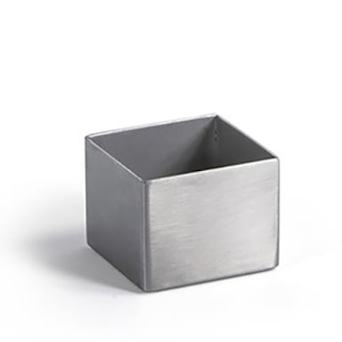 FOH DSD034BSS24 Canvas 1 Ounce Square Stainless Ramekin