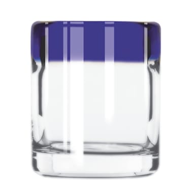 Libbey 92311 Aruba 2.5 Ounce Blue Rim Shot Glass