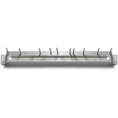 Carlisle 4073500 17" Silver Aluminum Brush Rack