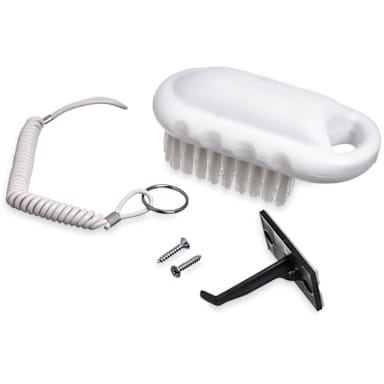 Carlisle 40021EC02 Sparta White Hand / Nail Brush Kit