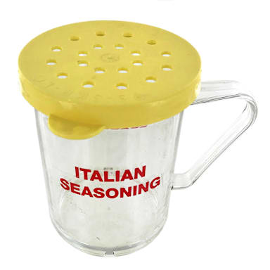 Cambro 96SKRCPER100 10 Oz. "Italian Seasonings" Shaker