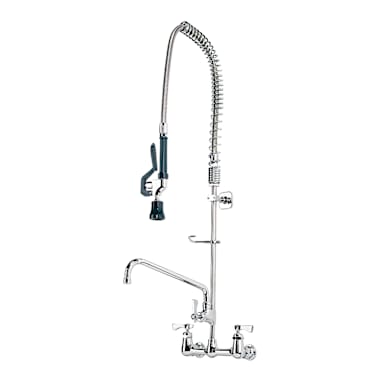Krowne 17-109WL Royal Series Wall Mount Pre-Rinse with Add-On Faucet