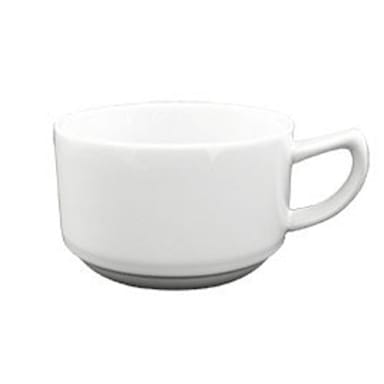 Vertex China OP-1S Opera White 6 Oz Stacking Coffee Cup