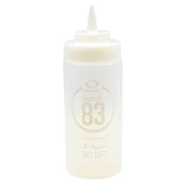 TableCraft 11663C-1IM03 Batch 83 Chili Sauce Squeeze Bottle - Dozen