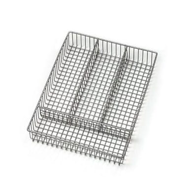 Darling Foodservice Satin 4 Compartment Flatware Organizer