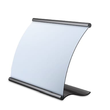 King Retail Solutions 39802 Black Aluminum Stand Holder 8 Piece Set
