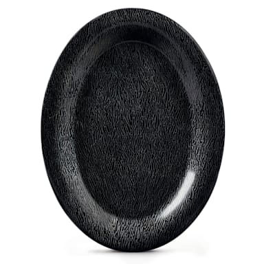 G.E.T. OP-120-EW-BK Etchedware 12" x 9" Platter