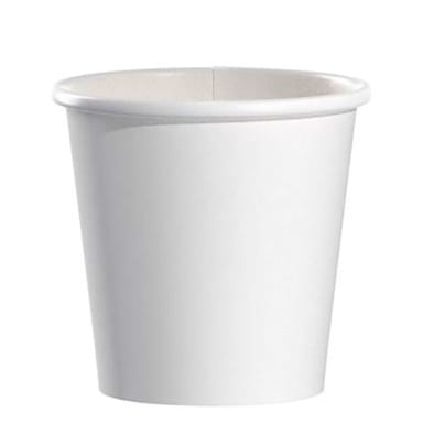 Solo® 374W-2050 Hot White Paper 4 Oz Cup - 1000 / CS