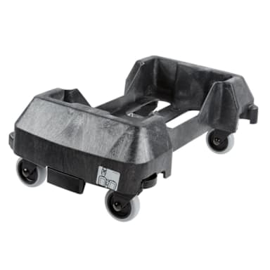 Rubbermaid 1980602 Black Slim Jim Container Trolley