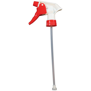 Hospeco Brands Group 4806 Smazer Red and White Trigger Sprayer with 8.25" Tube
