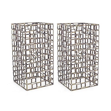 FOH BRI011GOI28 Coppered Wireware B3 13" Link Risers - Set