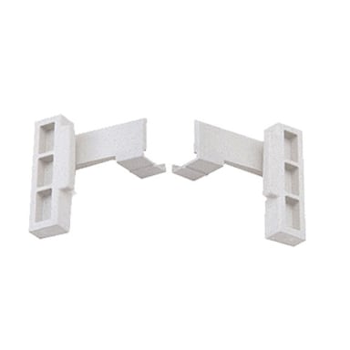 Cambro CPCC8480 Speckled Gray Corner Connector for Camshelving Kit