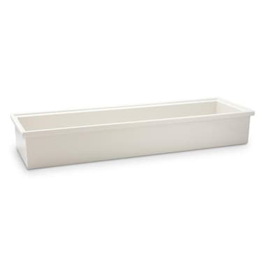 Bon Chef 9528PWHT Smart Bowl 20.1 x 6.35 x 3" Shotgun Bowl
