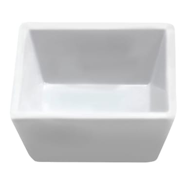 Elite Global Solutions DB4SQ-W Squared 6 Oz. Soup / Salad Bowl - 6 / CS