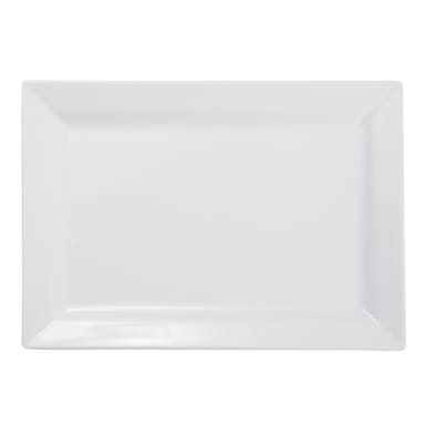 EGS D7511RC-W Vogue White 11" x 7.5" Rectangular Plate - 6 / CS