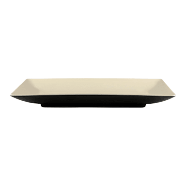 EGS JW1382T-ES Karma Ebony / Sand 13" x 8" Plate - 6 / CS