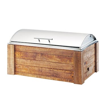 Cal-Mil 3429-99 Madera 22 x 14.25 x 12 Reclaimed Wood Chafer