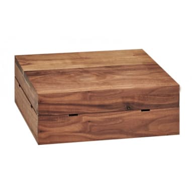 Cal-Mil 3628-4-78 Walnut 12 x 12 x 4" Crate Riser