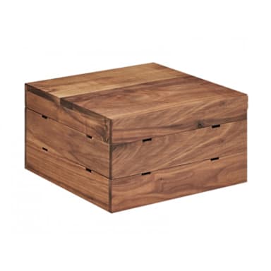 Cal-Mil 3628-7-78 Walnut 12 x 12 x 7" Crate Riser
