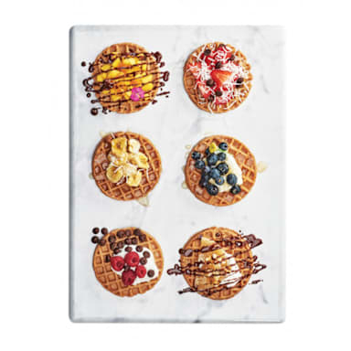Cal-Mil 3629-1813-81M Carrara 18 x 13" Marble Melamine Tray