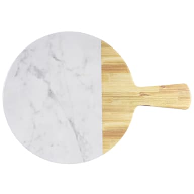 EGS M12RWM-AWC Sierra Faux Wood and Marble 12" Serving Board