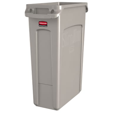 Rubbermaid FG354060BEIG Beige 23 Gallon Slim Jim Container