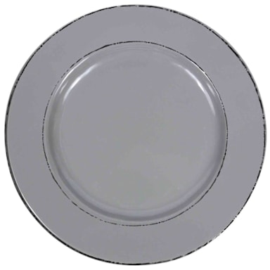 Elite Global Solutions D1025T-G Trestles Gray 10-1/2" Plate - 6 / CS