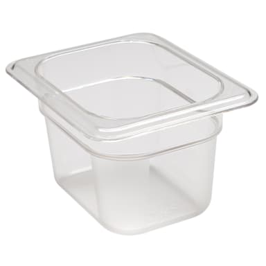 Cambro 84CW135 Camwear Translucent 1/8 Size x 4" D Food Pan