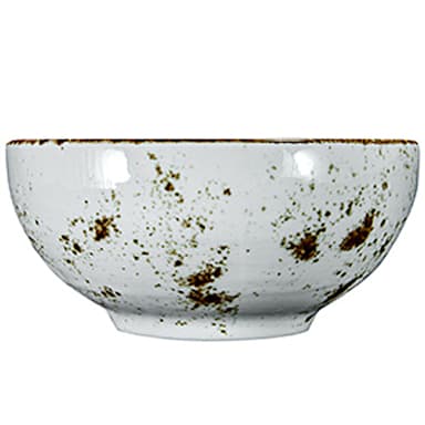 Vertex China LTW-B50 London 12 Ounce Terra White Coupe Bowl